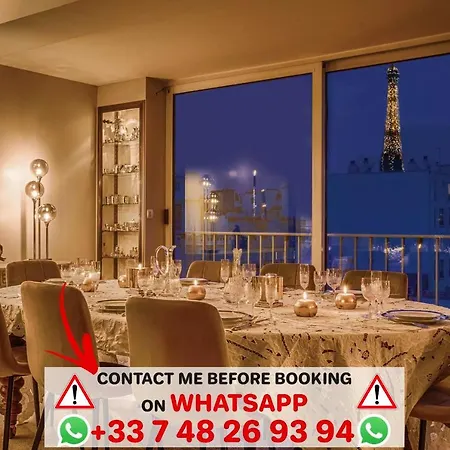 Apartament Touga's Luxe Tour Eiffel Paryż